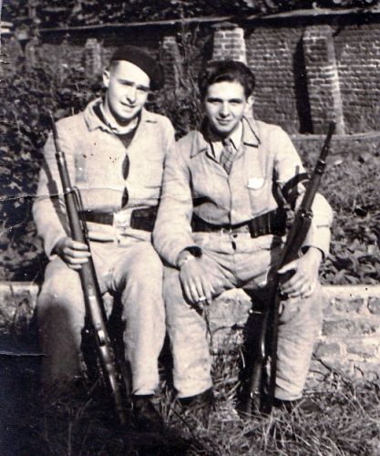 André Huvelle et Jean Dehon en 1944